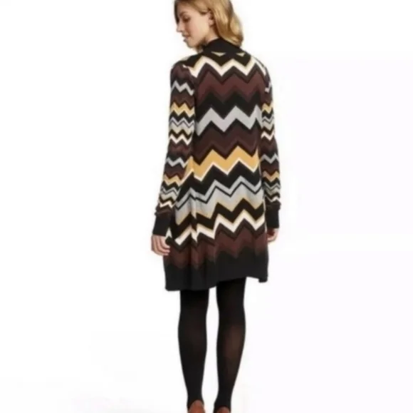 Missoni Open Front Zig Zag Cardigan - Picture 2 of 9